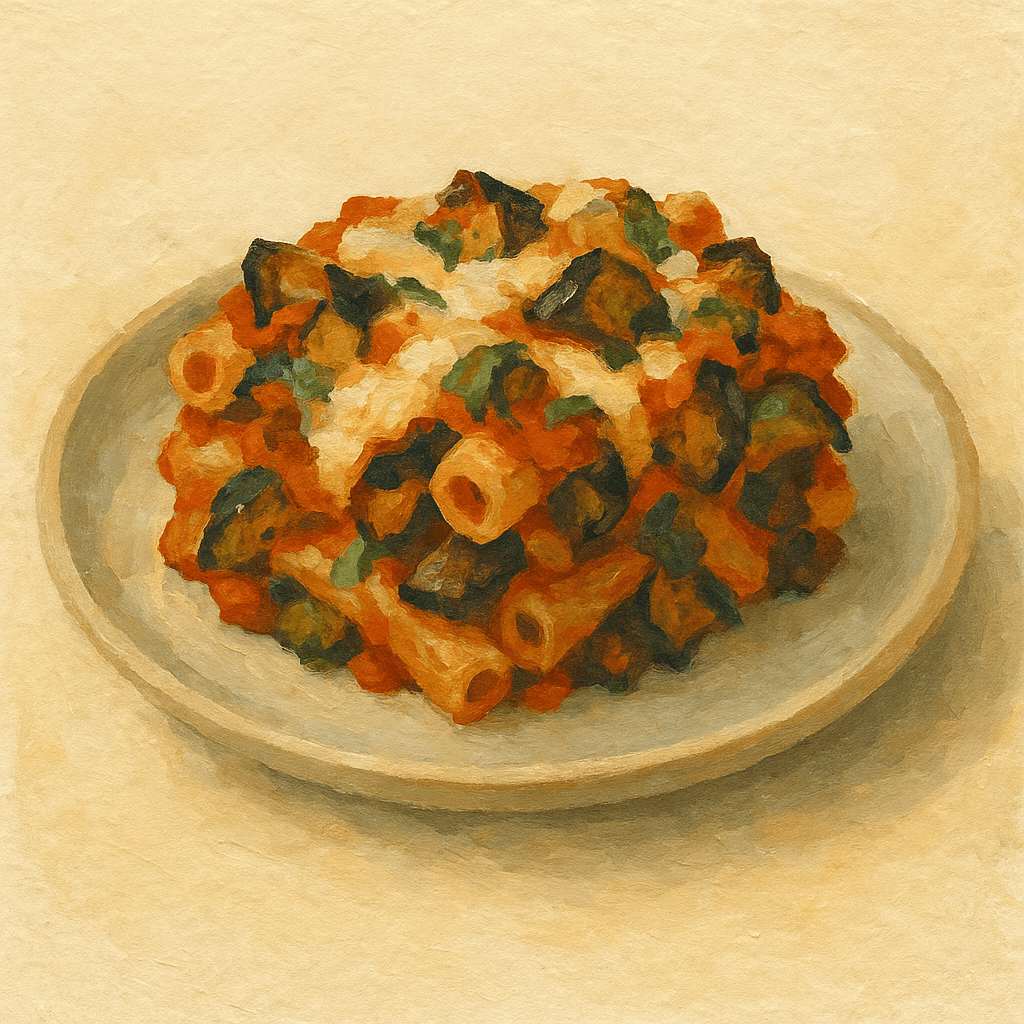 Baked Ziti with Roasted Vegetables